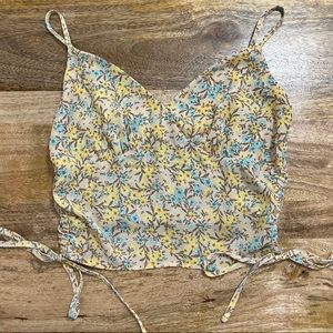 Pacsun Floral tank top